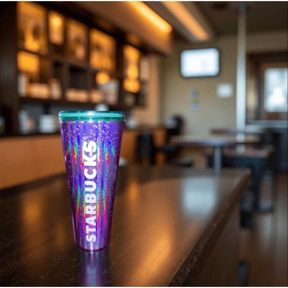 2022 Starbucks Mushroom Foil Berry Woodland Tumbler Cold Tumbler Cup 24oz